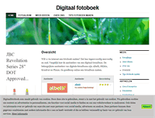 Tablet Screenshot of digitaalfotoboek.com
